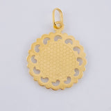Pendant Virgin of Guadalupe 1.2 g / 1 in Yellow Gold 18K