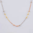 Classic Link Chain Beads 1.7 g / 17 1/2 in / 1.8 mm Three Golds 18K