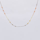 Classic Link Chain Beads 1.7 g / 17 1/2 in / 1.8 mm Three Golds 18K
