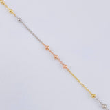 Classic Link Chain Beads 1.7 g / 17 1/2 in / 1.8 mm Three Golds 18K