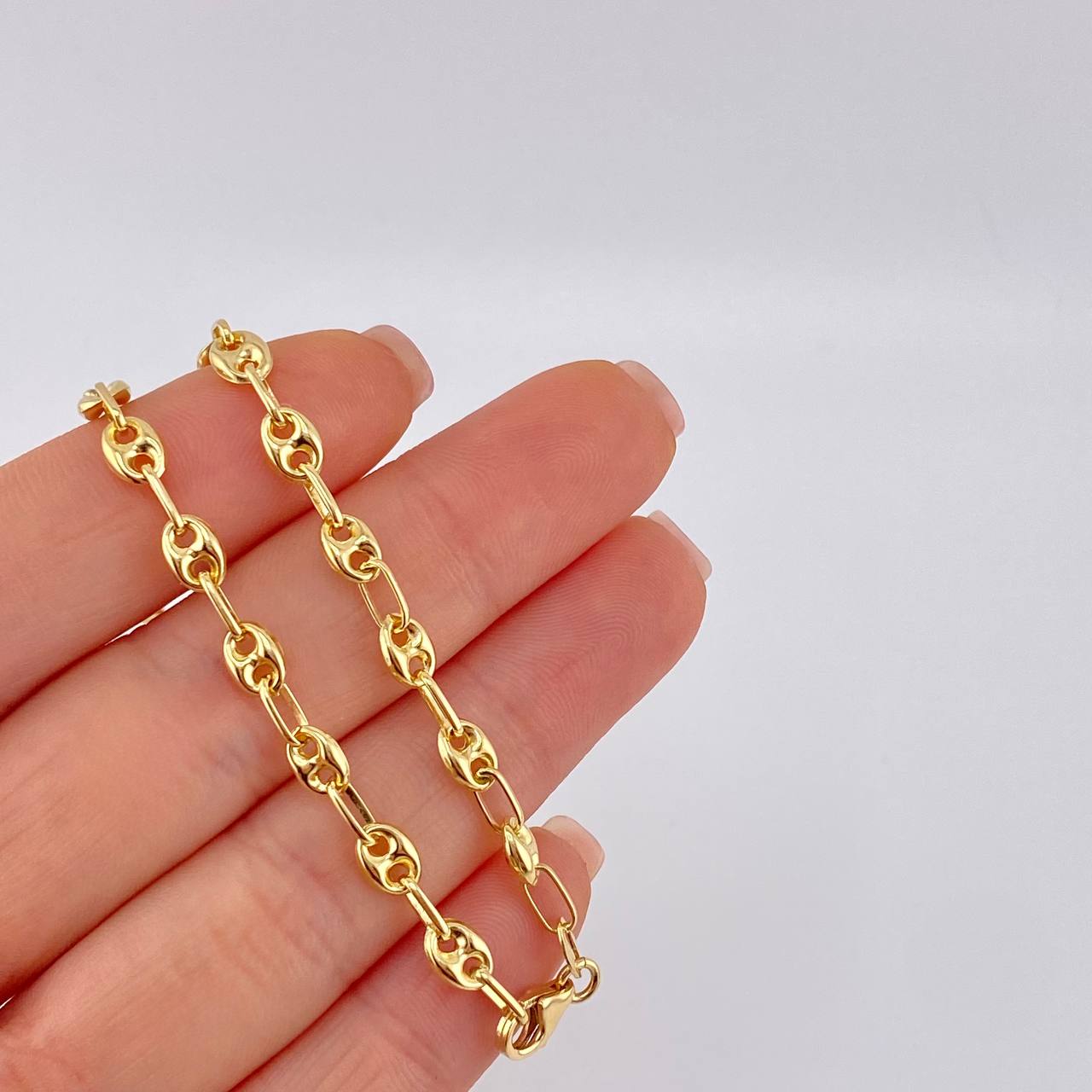 Cadena GC 7.35g / 20 in / 4.7mm Oro Amarillo 18K