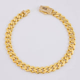 Bracelet Monaco 10.3 g / 8 in / 7.1 mm Yellow Gold 18K