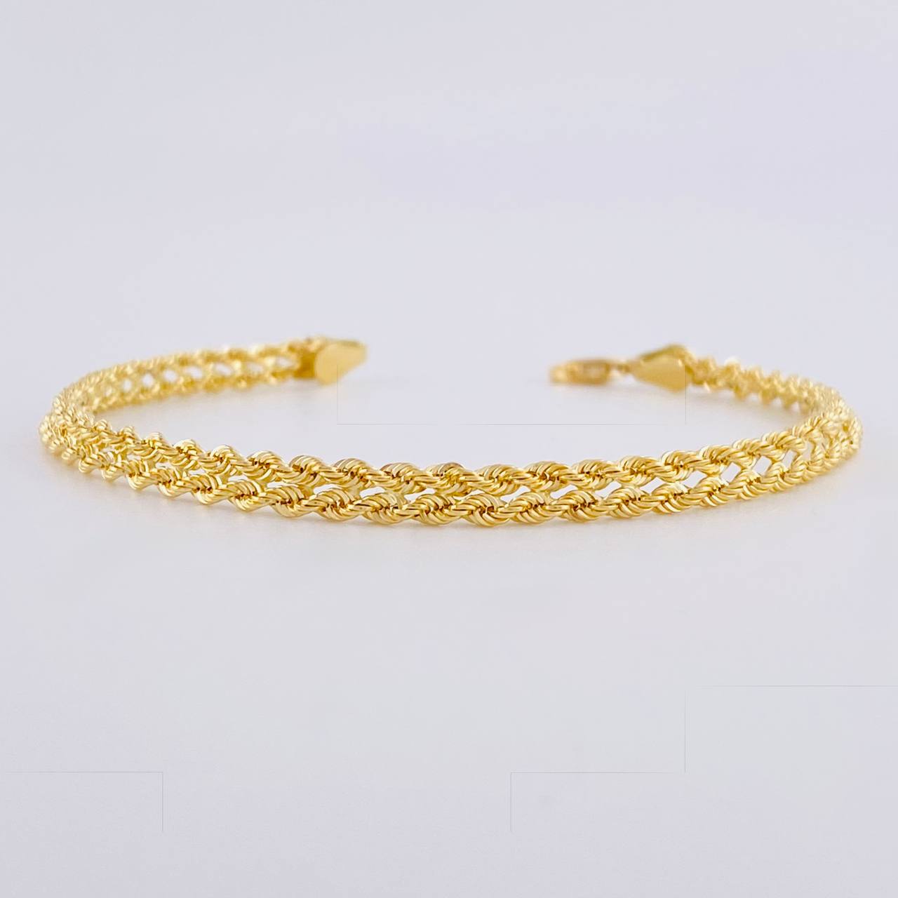 Rope Bracelet sequential 2.85g / 7 3/4 in / 4.4mm Yellow Gold 18K