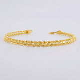 Rope Bracelet sequential 2.8g / 7 3/4 in / 4.4mm Yellow Gold 18K