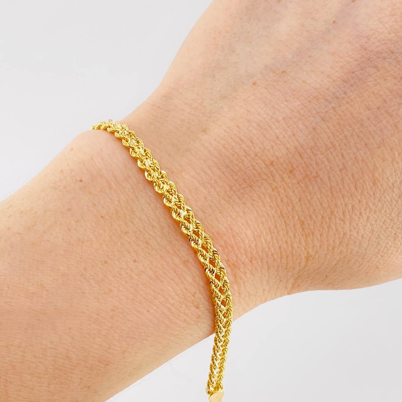 Rope Bracelet sequential 2.85g / 7 3/4 in / 4.4mm Yellow Gold 18K