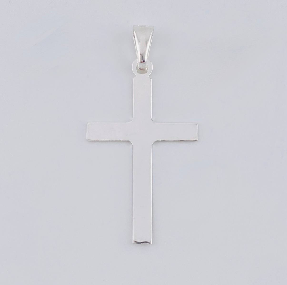 Plain Cross Pendant 1.6 g / 1 1/2 in Silver 925