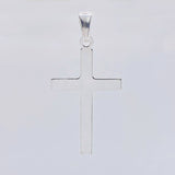Plain Cross Pendant 1.7 g / 1 1/2 in Silver 925