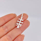 Pendant Cruz De Caravaca 1.1 g / 1 in Silver 925