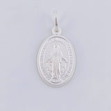 Pendant Virgen Milagrosa 2.5 g / 1 in Silver 925