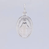 Pendant Virgen Milagrosa 2.5 g / 1 in Silver 925