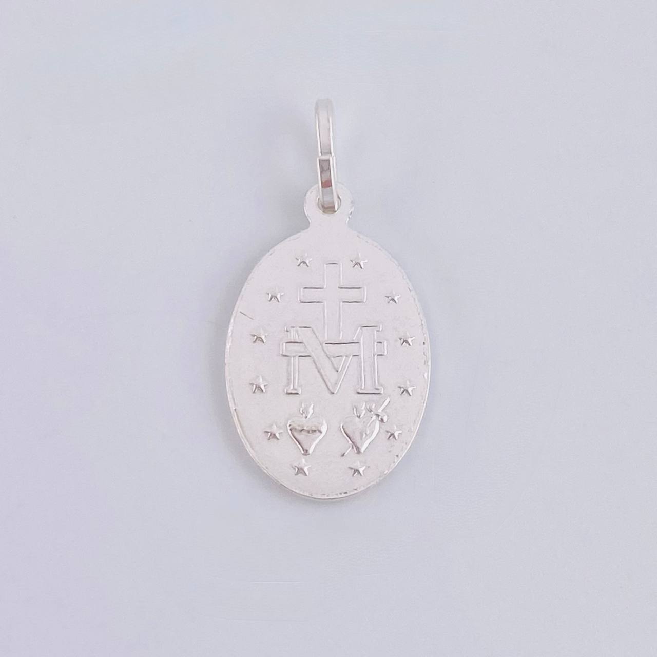 Pendant Virgen Milagrosa 2.5 g / 1 in Silver 925