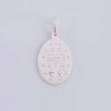 Pendant Virgen Milagrosa 2.5 g / 1 in Silver 925