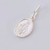Pendant Miraculous Virgin 0.8 g / 3/4 in Silver 925