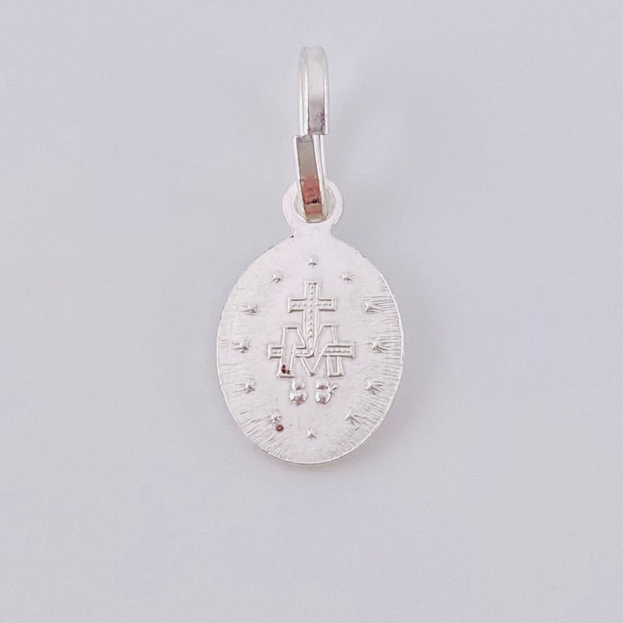 Pendant Virgen Milagrosa 0.85 g / 3/4 in Silver 925