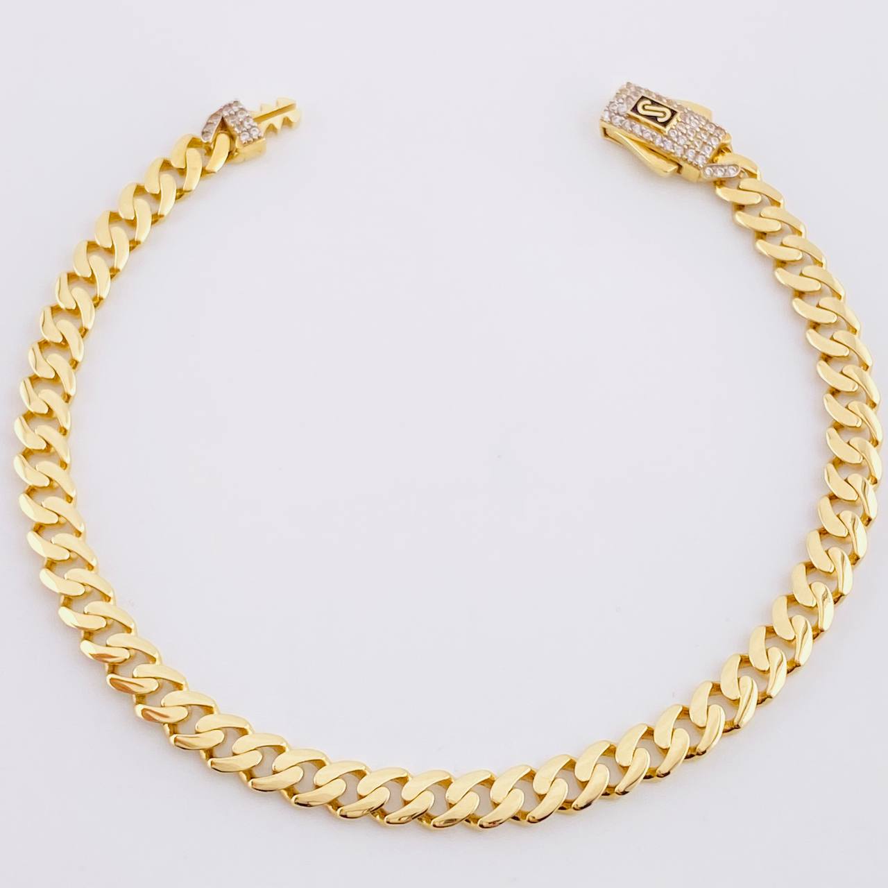 Bracelet Monaco 8.2 g / 7 3/4 in / 5.2 mm Yellow Gold 18K
