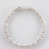 Bracelet Continuous Hearts 17.3g / 7 1/4 in / 7.2mm Silver 925