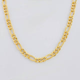 Cadena Figaro 13.1 g / 24 in / 6.5 mm Oro Amarillo 18K