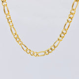 Cadena Figaro 13.1 g / 24 in / 6.5 mm Oro Amarillo 18K