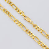 Cadena Figaro 13.1 g / 24 in / 6.5 mm Oro Amarillo 18K