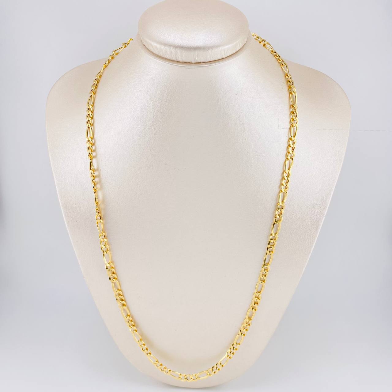 Cadena Figaro 13.1 g / 24 in / 6.5 mm Oro Amarillo 18K
