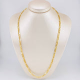 Cadena Figaro 13.1 g / 24 in / 6.5 mm Oro Amarillo 18K