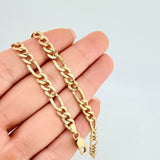 Cadena Figaro 12.4 g / 28 1/4 in / 5.1 mm Oro Amarillo 18K