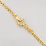 Cuban Links 2.4g / 24 in / 2mm 18K Yellow Gold