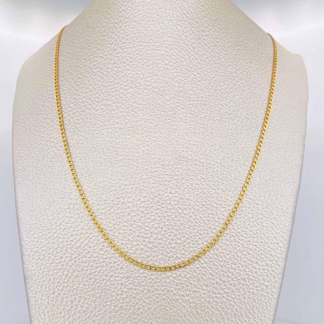 Cuban Links 2.4g / 24 in / 2mm 18K Yellow Gold