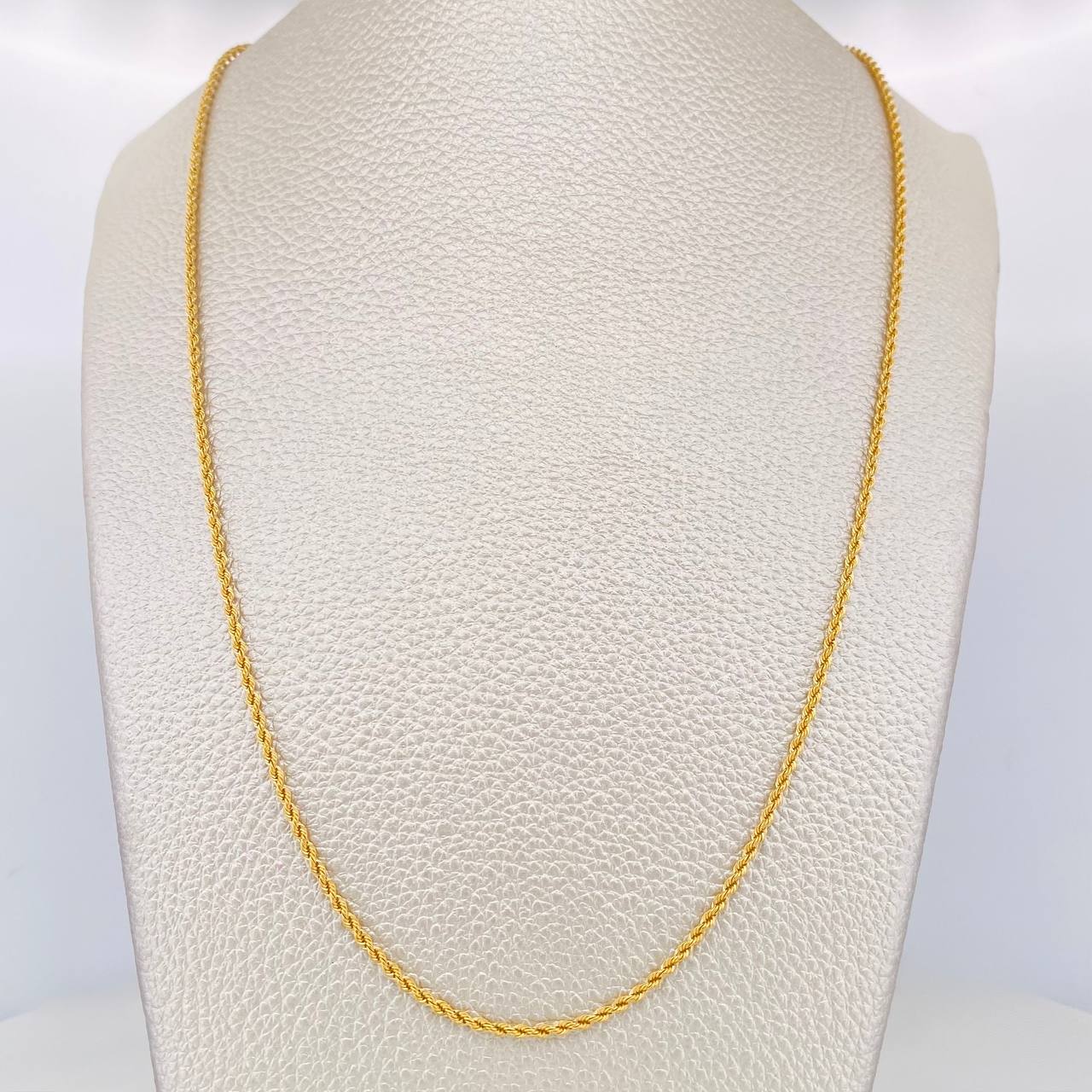 Cadena Lazo 4.4g / 20 in / 2.23mm Oro Amarillo 18K