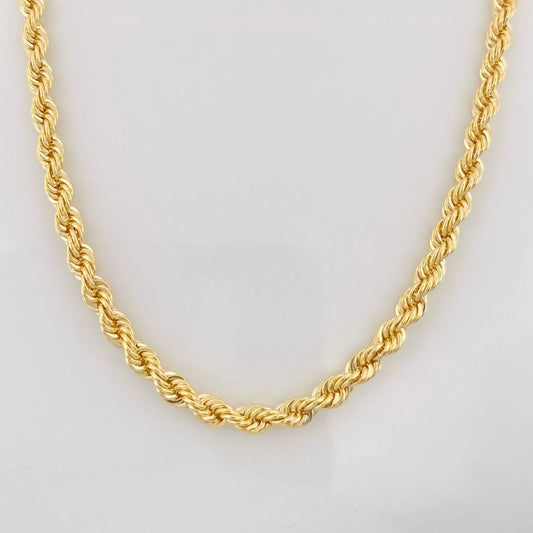 Cadena Lazo 7.25g / 24 in / 3mm Oro Amarillo 18K