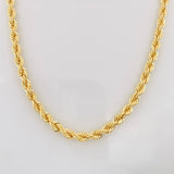 Cadena Lazo 7.25g / 24 in / 3mm Oro Amarillo 18K