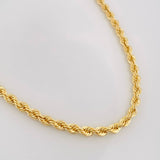 Cadena Lazo 7.25g / 24 in / 3mm Oro Amarillo 18K