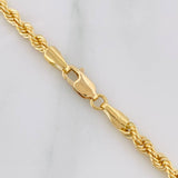 Cadena Lazo 9.6g / 65cm / 3.2mm Oro Amarillo 18K