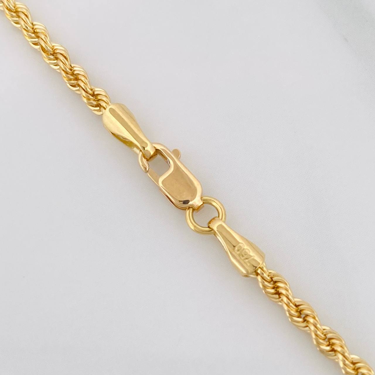 Cadena Lazo 4.45g / 20 in / 2.4mm Oro Amarillo 18K