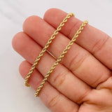 Cadena Lazo 4.45g / 20 in / 2.4mm Oro Amarillo 18K