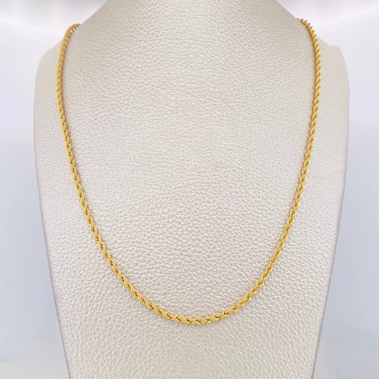 Cadena Lazo 4.45g / 20 in / 2.4mm Oro Amarillo 18K