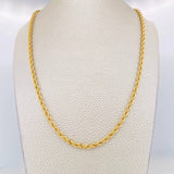 Cadena Lazo 7.25g / 24 in / 3mm Oro Amarillo 18K