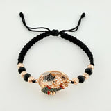 Woven Bracelet Rich Duck Rose Gold 18K