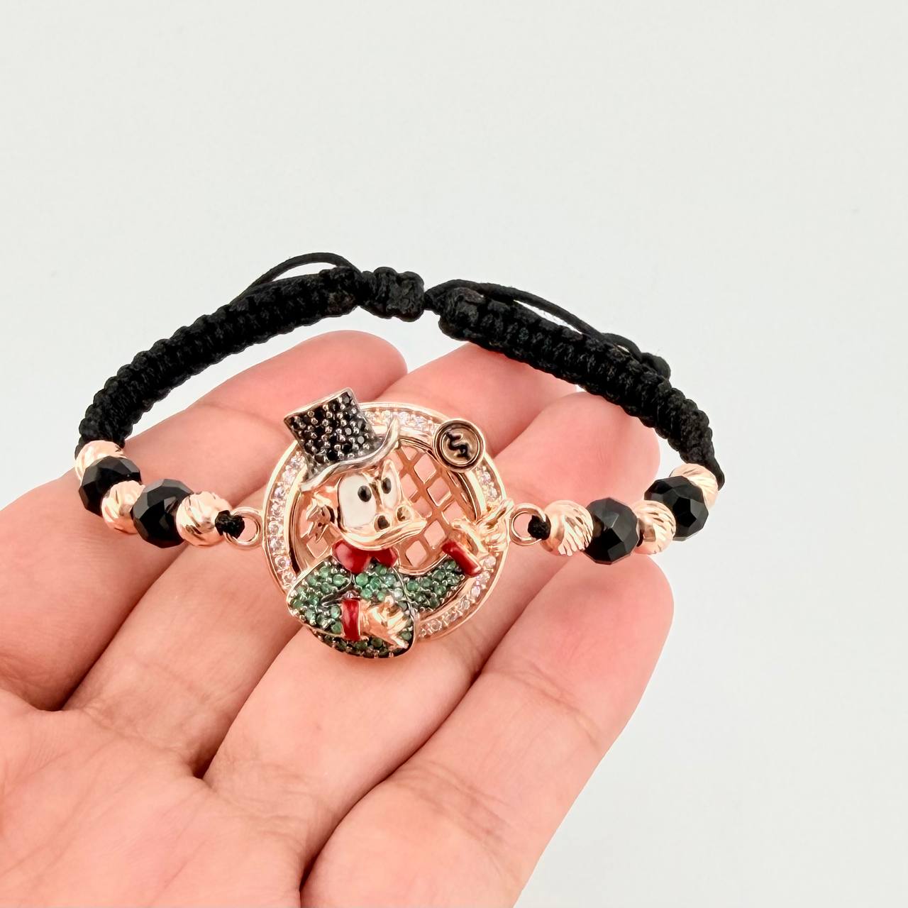 Woven Bracelet Rich Duck Rose Gold 18K