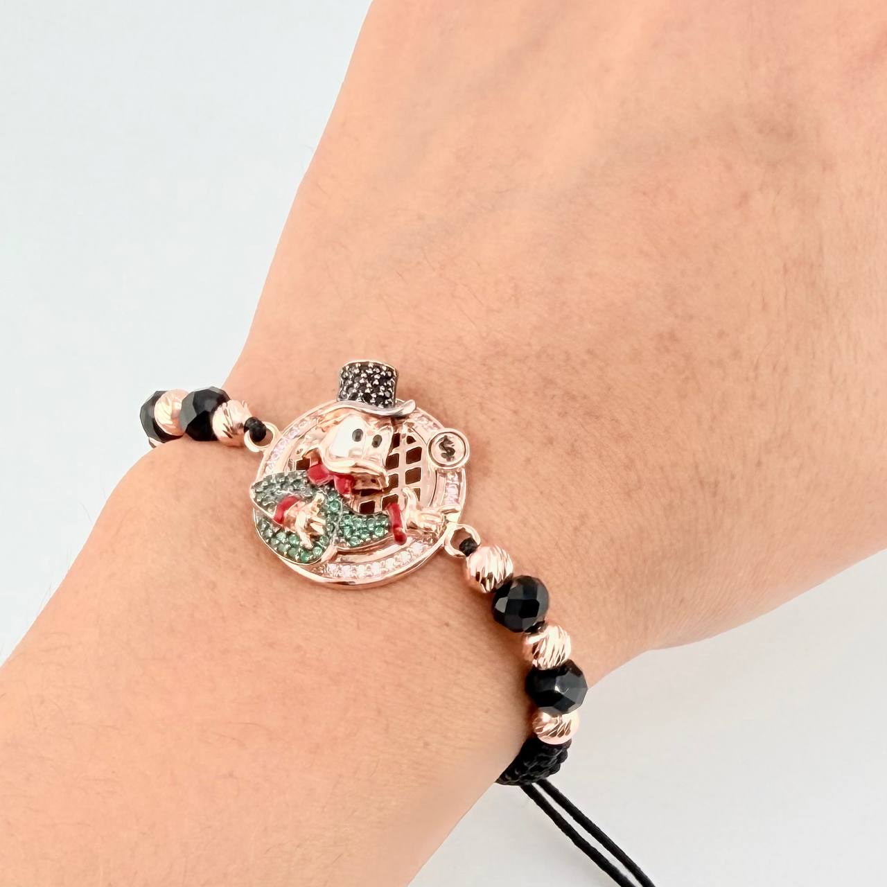 Woven Bracelet Rich Duck Rose Gold 18K