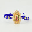 Woven Bracelet Virgin Guadalupe Yellow Gold 18K