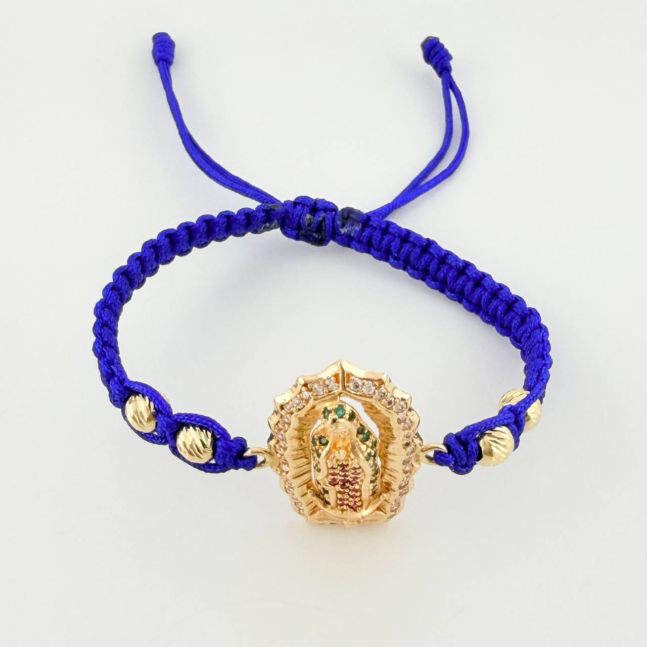 Woven Bracelet Virgin Guadalupe Yellow Gold 18K