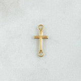 Charm Cross 0.25gr / 1.7cm-Smooth Yellow Gold 18K *