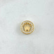Herraje Tambor Corona Tupido 1.7g / 1/2 in Oro Amarillo 18K