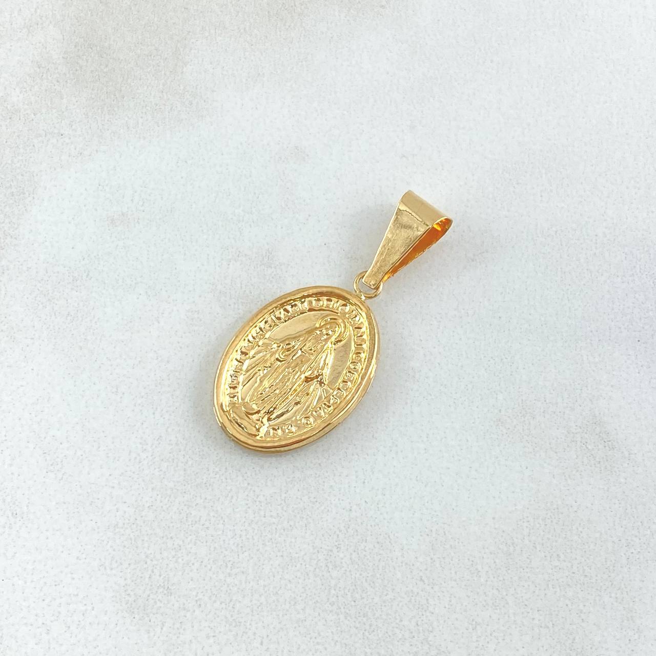 Miraculous Virgin Medal 1.3gr / 3cm / 18K Yellow Gold ©