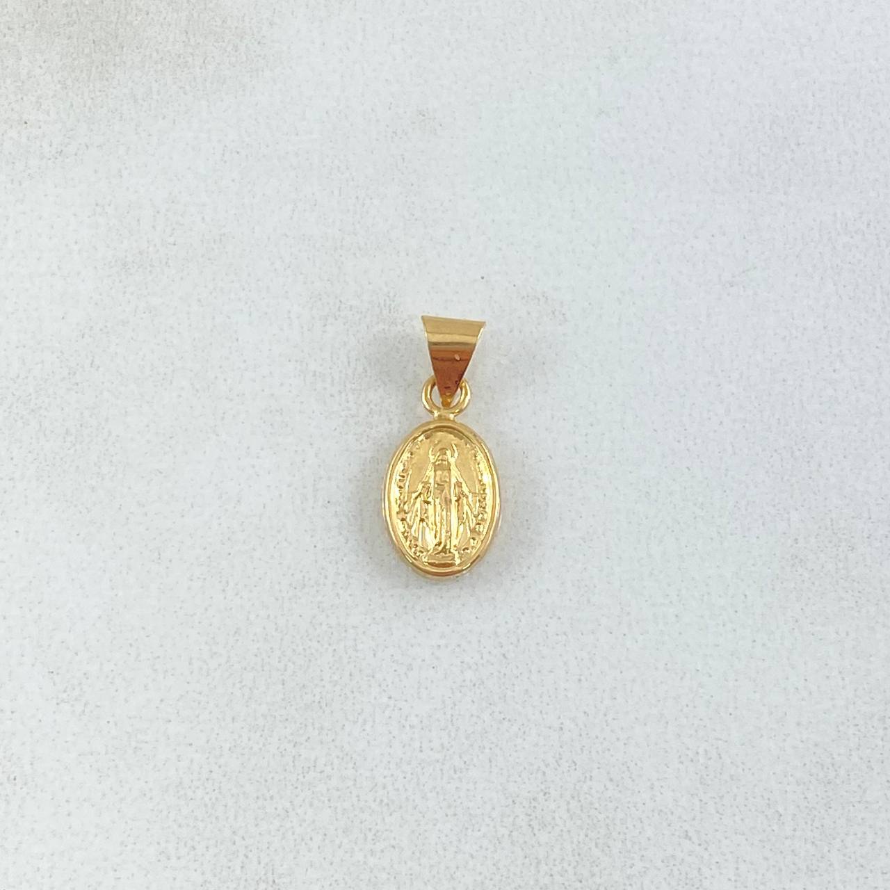 Pendant Miraculous Virgin 0.4gr / 1.5cm / Yellow Gold 18K ©