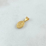 Pendant Miraculous Virgin 0.4gr / 1.5cm / Yellow Gold 18K ©
