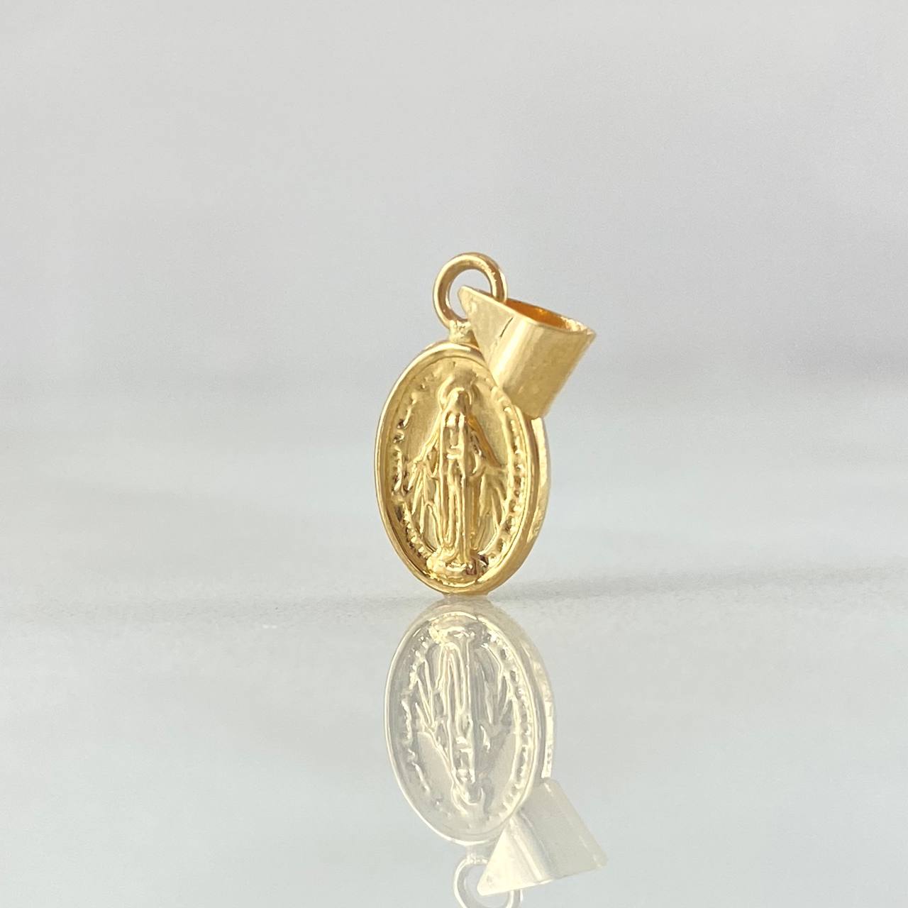 Pendant Miraculous Virgin 0.4gr / 1.5cm / Yellow Gold 18K ©