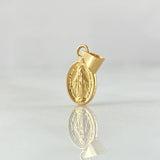 Pendant Miraculous Virgin 0.4gr / 1.5cm / Yellow Gold 18K ©