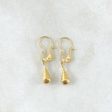 Candongas Lagrimas 0.55gr / 2.3cm / Oro Amarillo 18K *